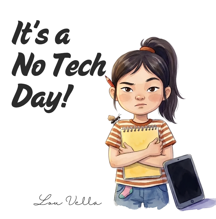 Cover of It's a No Tech Day! by Lou Vella